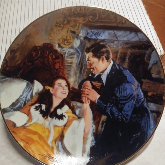 8 "Gone With The Wind," collection collectors plates - Picture 9 of 15